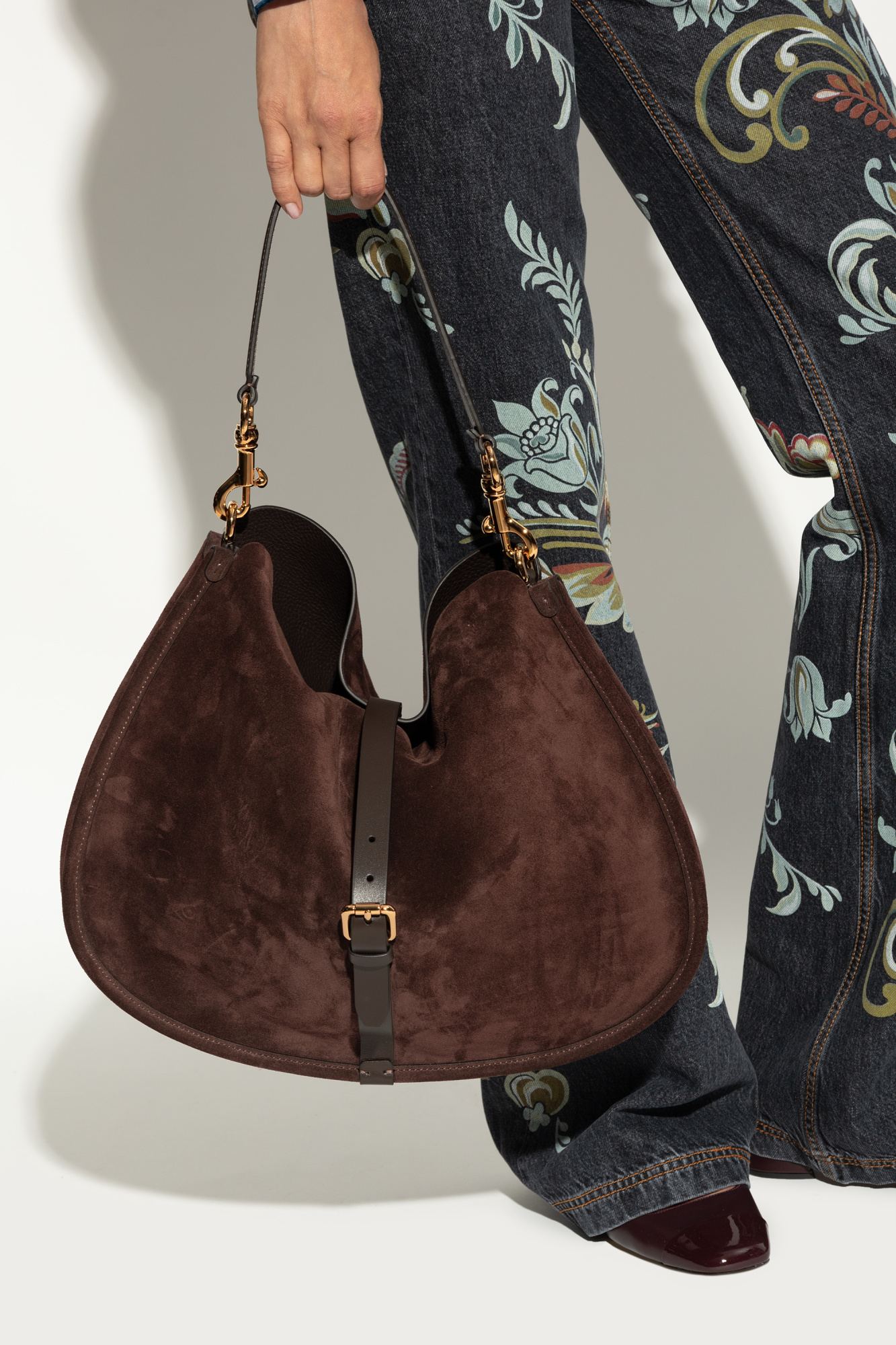 ★関税込み★ ETRO Suede Shoulder Bag Etro 'Vela Medium' shoulder bag | Women's Bags | Vitkac